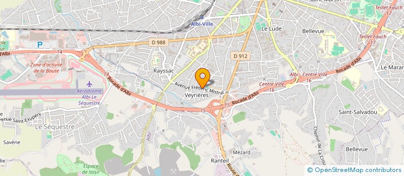 localisation de l'entreprise UNION NATIONALE ARBITRES FOOTBALL  SECT DEPART TARN à ALBI