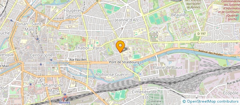 localisation de l'entreprise UNION NATIONALE COMBATTANTS  RENNES