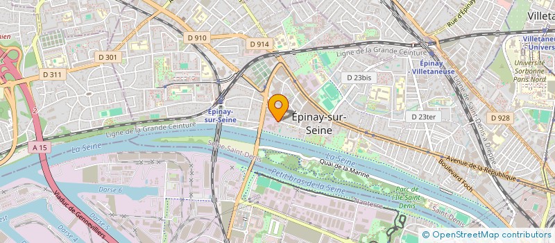 localisation de l'entreprise UNION NATIONALE COMBATTANTS à EPINAY-SUR-SEINE