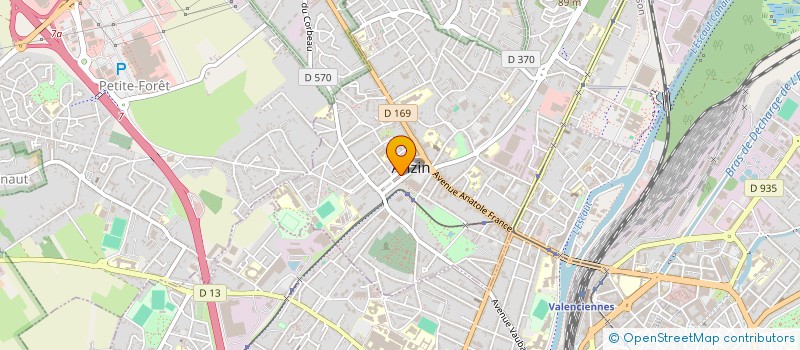 localisation de l'entreprise UNION NATIONALE COMBATTANTS AFRIQUE NORD  ANZIN