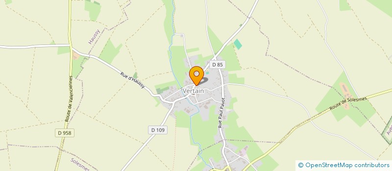 localisation de l'entreprise UNION NATIONALE DE COMBATTANTS DE VERTAIN à VERTAIN