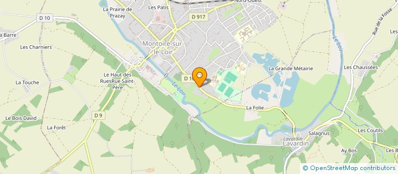 localisation de l'entreprise UNION NATIONALE DE DEFENSE DES INTERETS DES ANCIENS COMBATTANTS à MONTOIRE-SUR-LE-LOIR