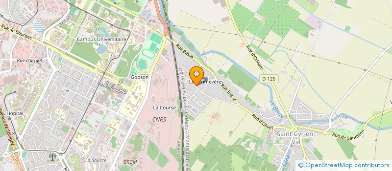 localisation de l'entreprise UNION NATIONALE DE DEFENSE DES TERRITORIAUX à SAINT-CYR-EN-VAL