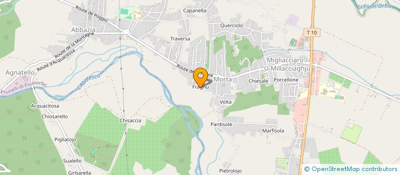 localisation de l'entreprise UNION NATIONALE DES ANCIENS COMBATTANTS DE PRUNELLI DI FIUMORBO  PRUNELLI-DI-FIUMORBO