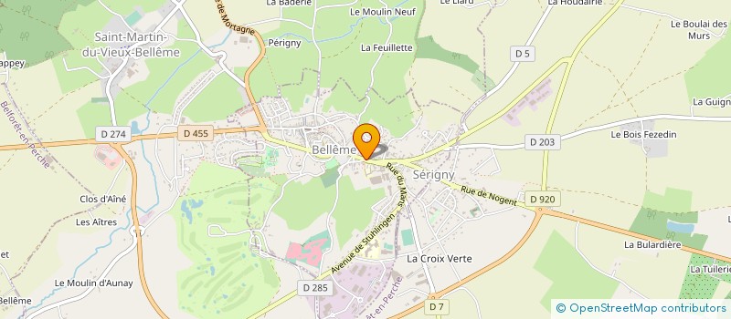 localisation de l'entreprise UNION NATIONALE DES ANCIENS COMBATTANTS - SECTION LE THEIL SUR HUISNE à VAL-AU-PERCHE