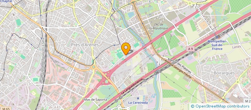 localisation de l'entreprise UNION NATIONALE DES ARBITRES DE FOOTBALL SECTION REGIONALE LANGUEDOC ROUSSILLON à MONTPELLIER