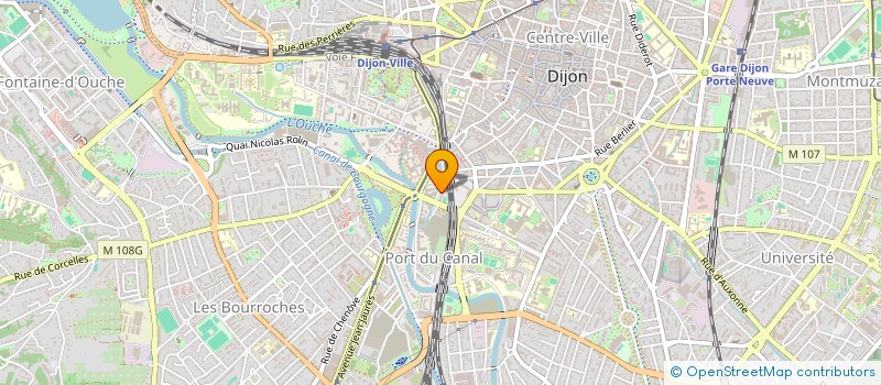 localisation de l'entreprise UNION NATIONALE DES ASSOCIATIONS AUTONOMES DE PARENTS D'ELEVES 21 (UNAAPE DE LA COTE D'OR)  DIJON