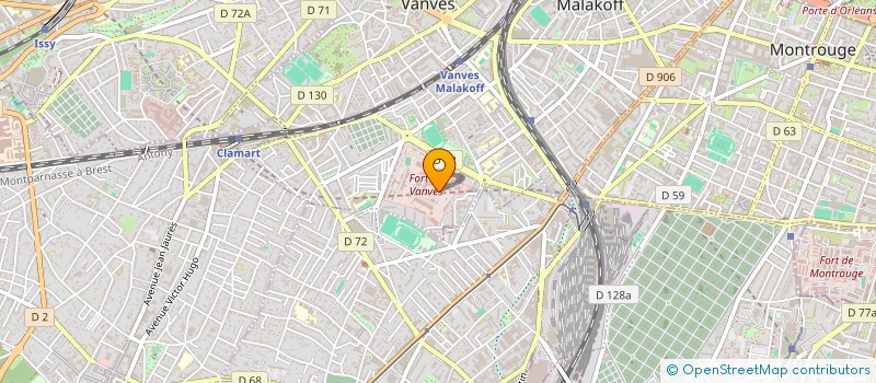 localisation de l'entreprise UNION NATIONALE DES CADRES DE RESERVE DU SERVICE DES ESSENCES DES ARMEES  MALAKOFF