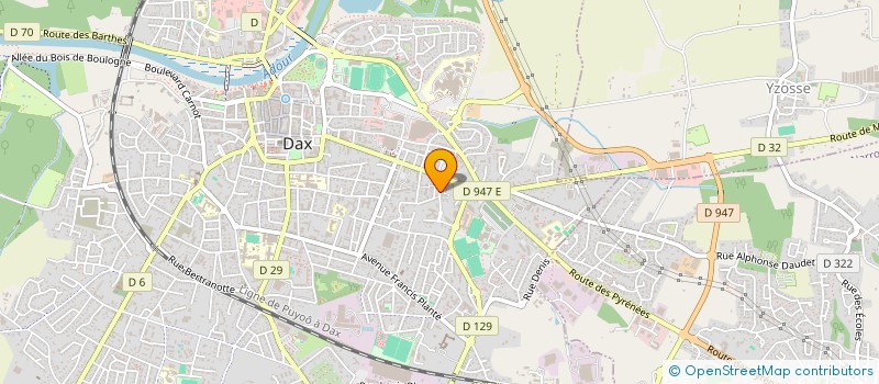 localisation de l'entreprise UNION NATIONALE DES COMBATANTS LANDES à DAX