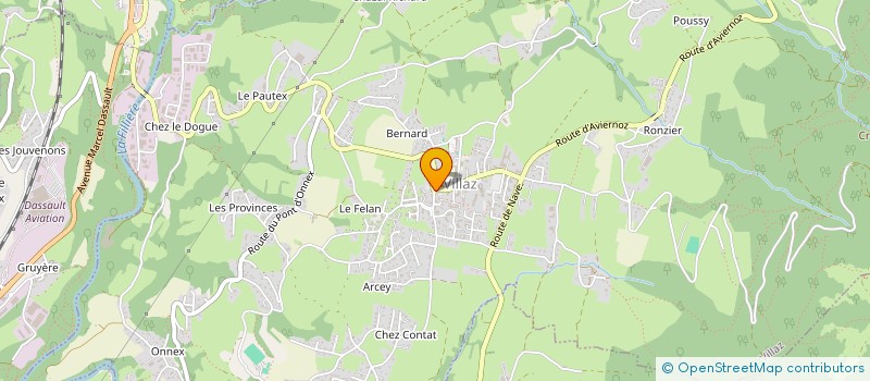 localisation de l'entreprise UNION NATIONALE DES COMBATTANT PARMELAN  VILLAZ