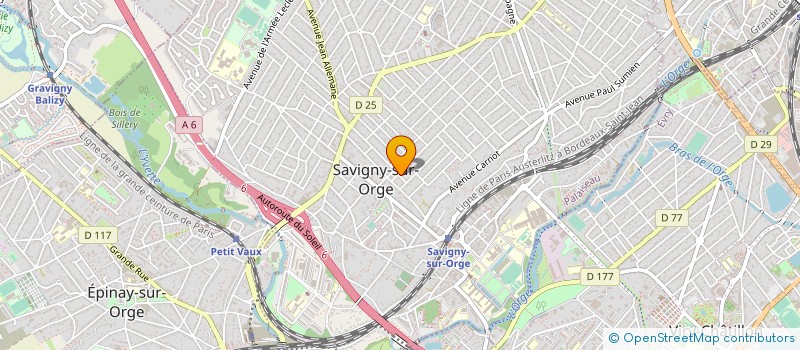 localisation de l'entreprise UNION NATIONALE DES COMBATTANTS à SAVIGNY-SUR-ORGE
