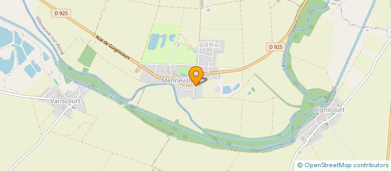 localisation de l'entreprise UNION NATIONALE DES COMBATTANTS à VILLENEUVE-SUR-AISNE