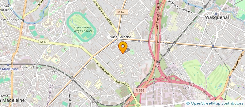localisation de l'entreprise UNION NATIONALE DES COMBATTANTS à MARCQ-EN-BARŒUL