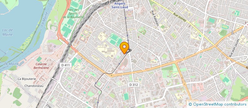 localisation de l'entreprise UNION NATIONALE DES COMBATTANTS à ANGERS