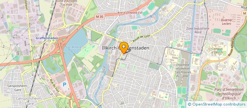 localisation de l'entreprise UNION NATIONALE DES COMBATTANTS  ILLKIRCH-GRAFFENSTADEN