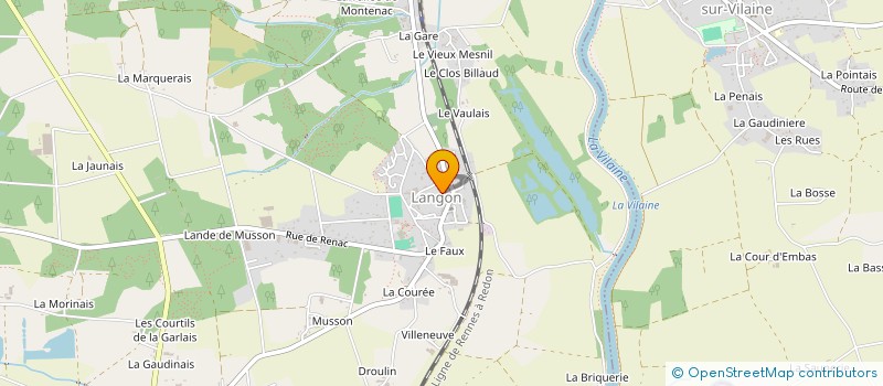 localisation de l'entreprise UNION NATIONALE DES COMBATTANTS - A F N SOLDAT DE FRANCE - OPEX DE LANGON  LANGON