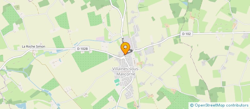 localisation de l'entreprise UNION NATIONALE DES COMBATTANTS AFN DE VILLAINES SOUS MALICORNE  VILLAINES-SOUS-MALICORNE