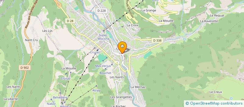 localisation de l'entreprise UNION NATIONALE DES COMBATTANTS - ALPES - A.F.N - VEUVES - OPEX - SERVICE MILITAIRE - MEMBRES ASSOCIES DE MORZINE à MORZINE