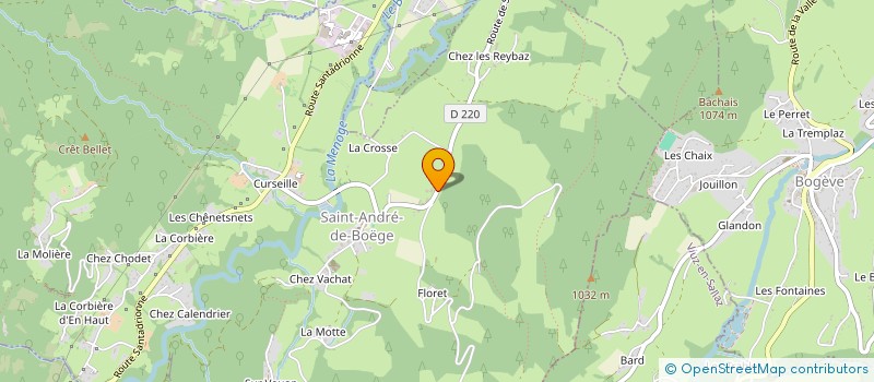 localisation de l'entreprise UNION NATIONALE DES COMBATTANTS - ALPES - AFN - VEUVES - OPEX - SERVICE MILITAIRE - MEMBRES ASSOCIES DE LA VALLEE VERTE  SAINT-ANDRE-DE-BOEGE