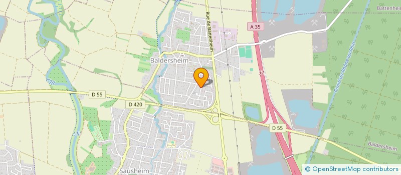 localisation de l'entreprise UNION NATIONALE DES COMBATTANTS BALDERSHEIM  BALDERSHEIM