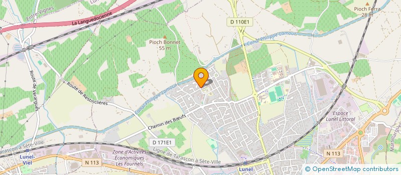 localisation de l'entreprise UNION NATIONALE DES COMBATTANTS CANTON DE LUNEL / FEDERATION DEPARTEMENTALE DE L'HERAULT à LUNEL