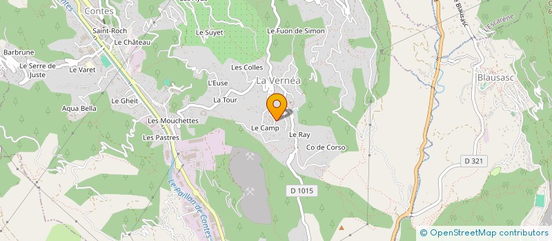 localisation de l'entreprise UNION NATIONALE DES COMBATTANTS CONTES à CONTES