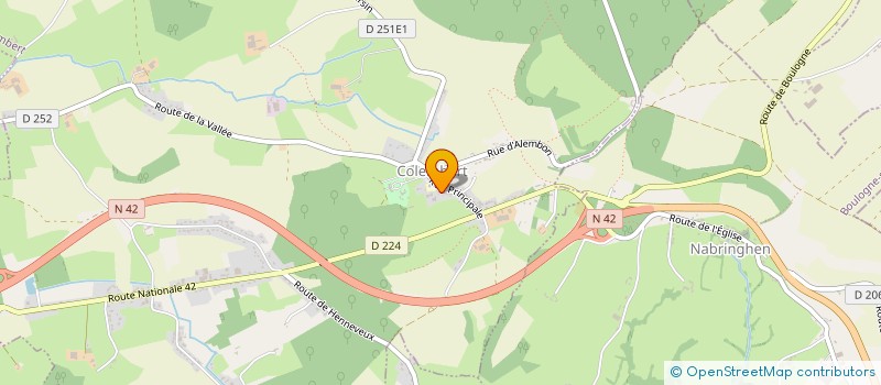 localisation de l'entreprise UNION NATIONALE DES COMBATTANTS D'AFRIQUE DU NORD SECTION INTERCOMMUNALE DE COLEMBERT  COLEMBERT