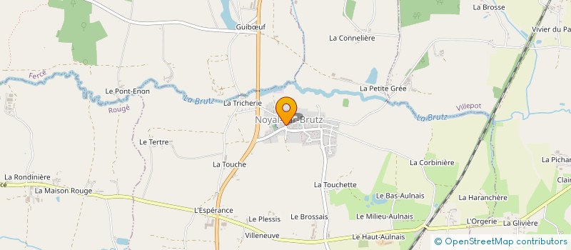 localisation de l'entreprise UNION NATIONALE DES COMBATTANTS D'AFRIQUE DU NORD - SECTION NOYAL SUR BRUTZ  NOYAL-SUR-BRUTZ