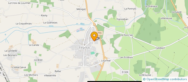 localisation de l'entreprise UNION NATIONALE DES COMBATTANTS D'AVESSAC  AVESSAC