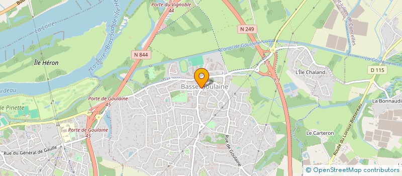 localisation de l'entreprise UNION NATIONALE DES COMBATTANTS DE BASSE-GOULAINE à BASSE-GOULAINE