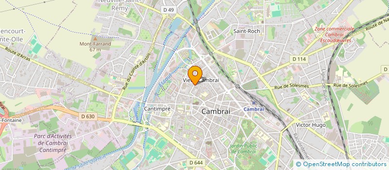 localisation de l'entreprise UNION NATIONALE DES COMBATTANTS DE CAMBRAI  CAMBRAI