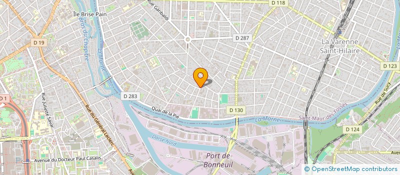localisation de l'entreprise UNION NATIONALE DES COMBATTANTS DE CHAMPIGNY-SUR-MARNE - 30 (U.N.C. DE CHAMPIGNY-SUR-MARNE - 30) à SAINT-MAUR-DES-FOSSES