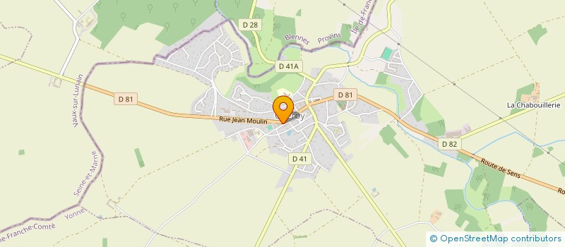 localisation de l'entreprise UNION NATIONALE DES COMBATTANTS DE CHEROY  CHEROY