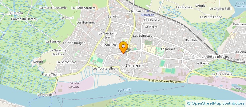 localisation de l'entreprise UNION NATIONALE DES COMBATTANTS DE COUERON à COUERON