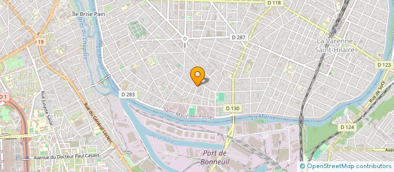 localisation de l'entreprise UNION NATIONALE DES COMBATTANTS DE IVRY-SUR-SEINE - 47 (U.N.C. DE IVRY-SUR-SEINE - 47)  SAINT-MAUR-DES-FOSSES