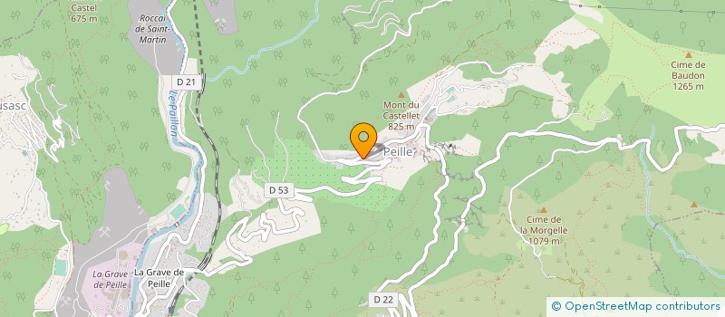 localisation de l'entreprise UNION NATIONALE DES COMBATTANTS DE L'AUTHION  BLAUSASC