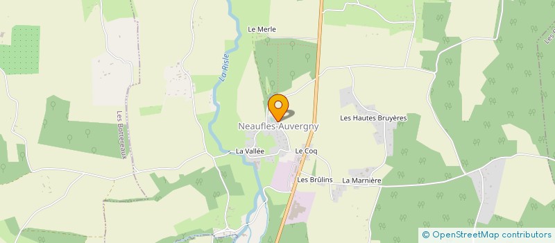 localisation de l'entreprise UNION NATIONALE DES COMBATTANTS DE LA COMMUNE DE NEAUFLES AUVERGNY  NEAUFLES-AUVERGNY