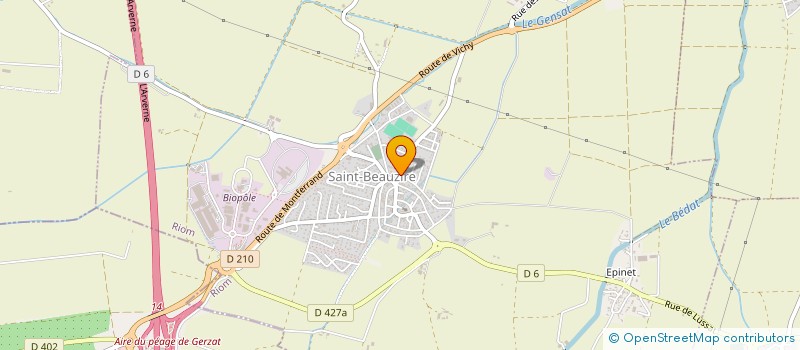 localisation de l'entreprise UNION NATIONALE DES COMBATTANTS DE LA COMMUNE DE SAINT-BEAUZIRE à SAINT-BEAUZIRE