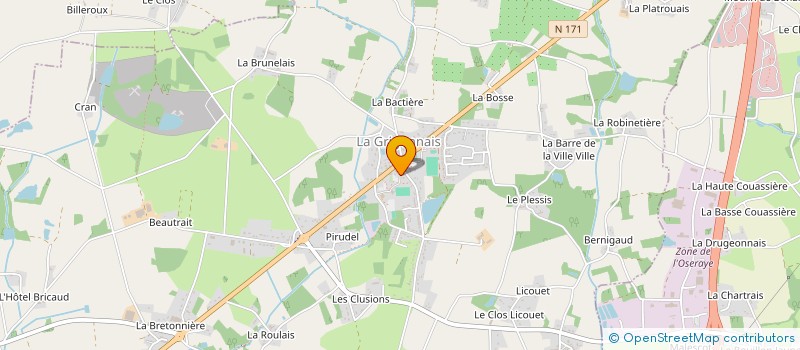 localisation de l'entreprise UNION NATIONALE DES COMBATTANTS DE LA GRIGONNAIS à LA GRIGONNAIS