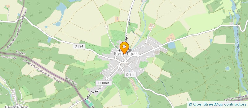 localisation de l'entreprise UNION NATIONALE DES COMBATTANTS DE LA LARGUE - PFETTERHOUSE  PFETTERHOUSE