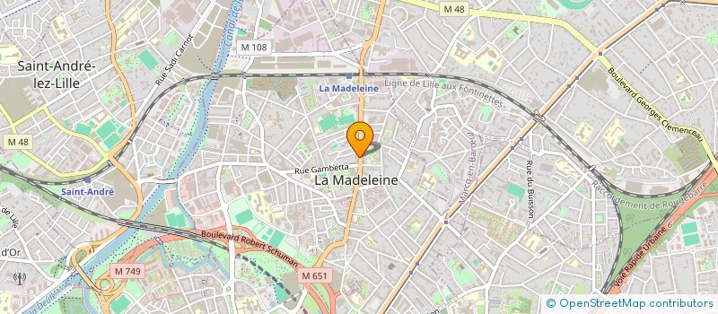localisation de l'entreprise UNION NATIONALE DES COMBATTANTS DE LA MADELEINE à LA MADELEINE