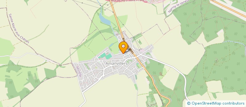 localisation de l'entreprise UNION NATIONALE DES COMBATTANTS DE LA SECTION D'AMANVILLERS ET ENVIRONS  AMANVILLERS