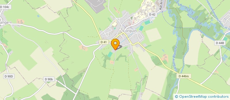 localisation de l'entreprise UNION NATIONALE DES COMBATTANTS DE LA SECTION DE LORQUIN ET ENVIRONS  METAIRIES-SAINT-QUIRIN