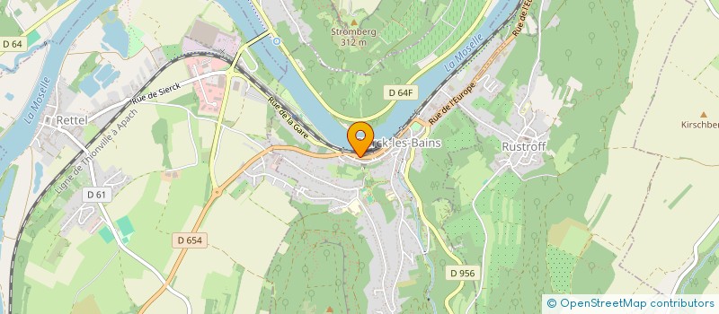 localisation de l'entreprise UNION NATIONALE DES COMBATTANTS DE LA SECTION DE SIERCK ET ENVIRONS  SIERCK-LES-BAINS