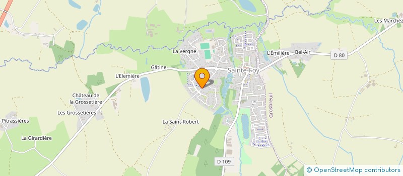 localisation de l'entreprise UNION NATIONALE DES COMBATTANTS DE LANDERONDE   39-45 A.F.N. S.T.O. SOLDATS DE FRANCE ET AUTRES COMBATS  LANDERONDE