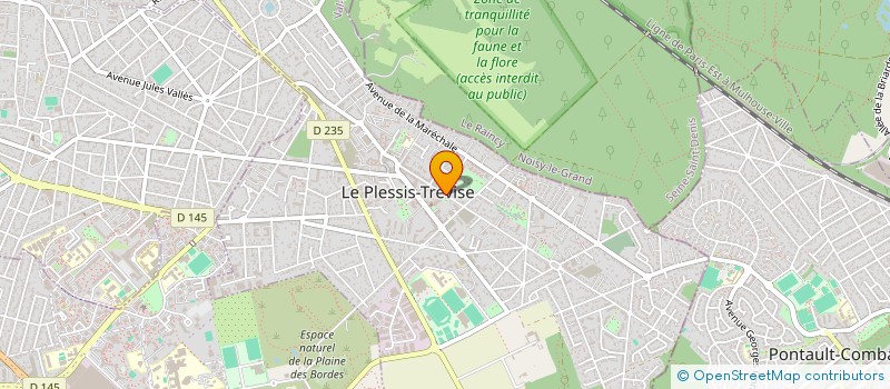 localisation de l'entreprise UNION NATIONALE DES COMBATTANTS DE : LE PLESSIS - TREVISE  LE PLESSIS-TREVISE