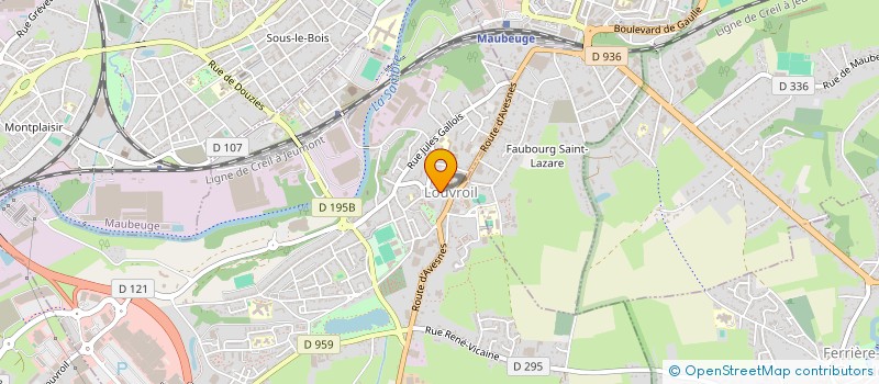 localisation de l'entreprise UNION NATIONALE DES  COMBATTANTS DE LOUVROIL  LOUVROIL