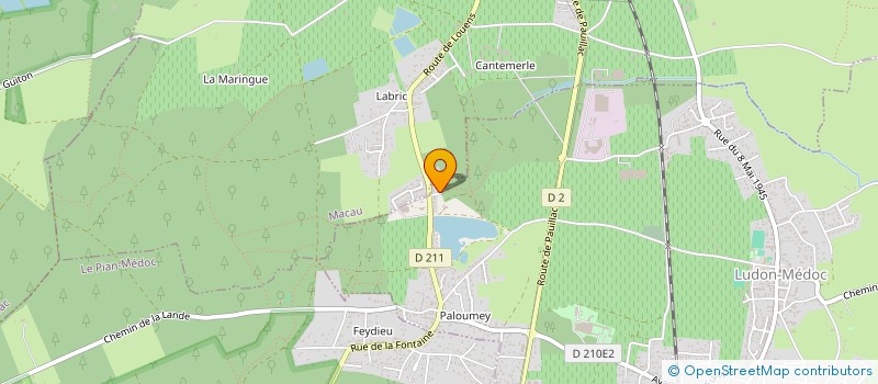 localisation de l'entreprise UNION NATIONALE DES COMBATTANTS DE LUDON-MEDOC  LUDON-MEDOC