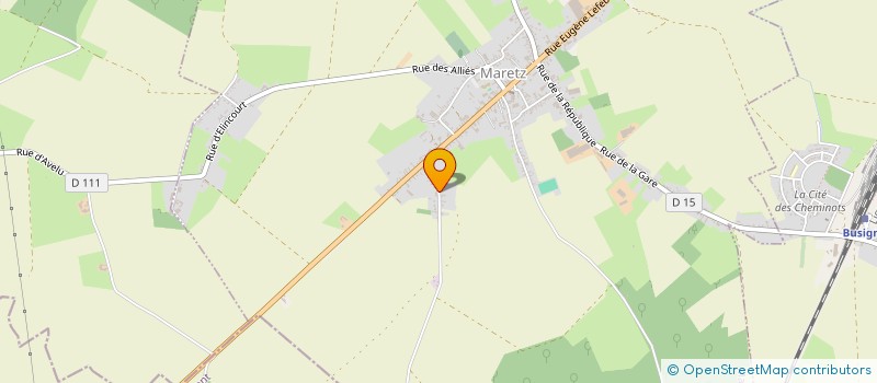 localisation de l'entreprise UNION NATIONALE DES COMBATTANTS DE MARETZ  MARETZ