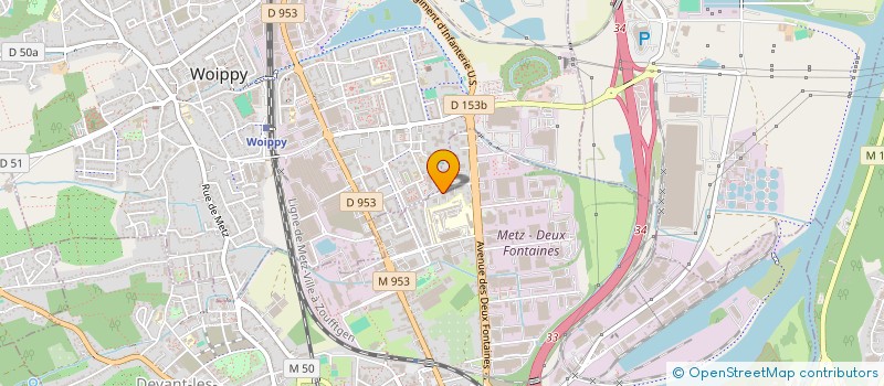 localisation de l'entreprise UNION NATIONALE DES COMBATTANTS DE METZ AGGLOMERATION MESSINE  METZ